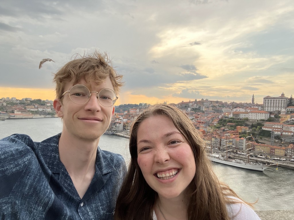 Together overlooking Porto